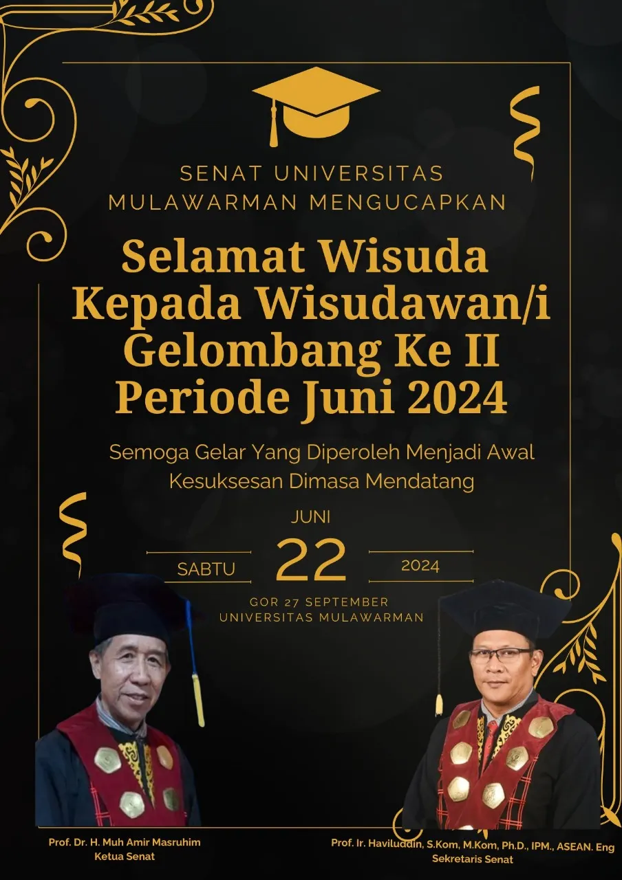 Selamat Wisudawan/i Periode 2 Juni 2024